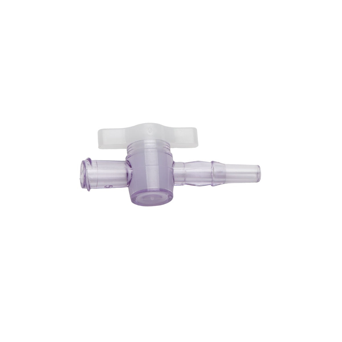 1-Way Stopcock - Luer Lock, Polycarbonate & Polyethylene