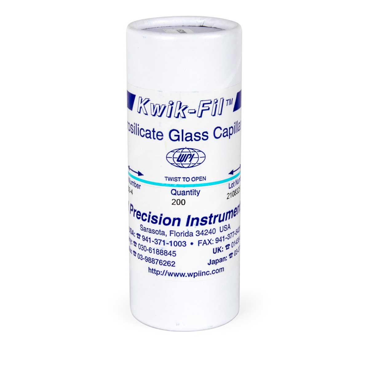 Standard Glass Capillaries, 2mm OD-1B200-4