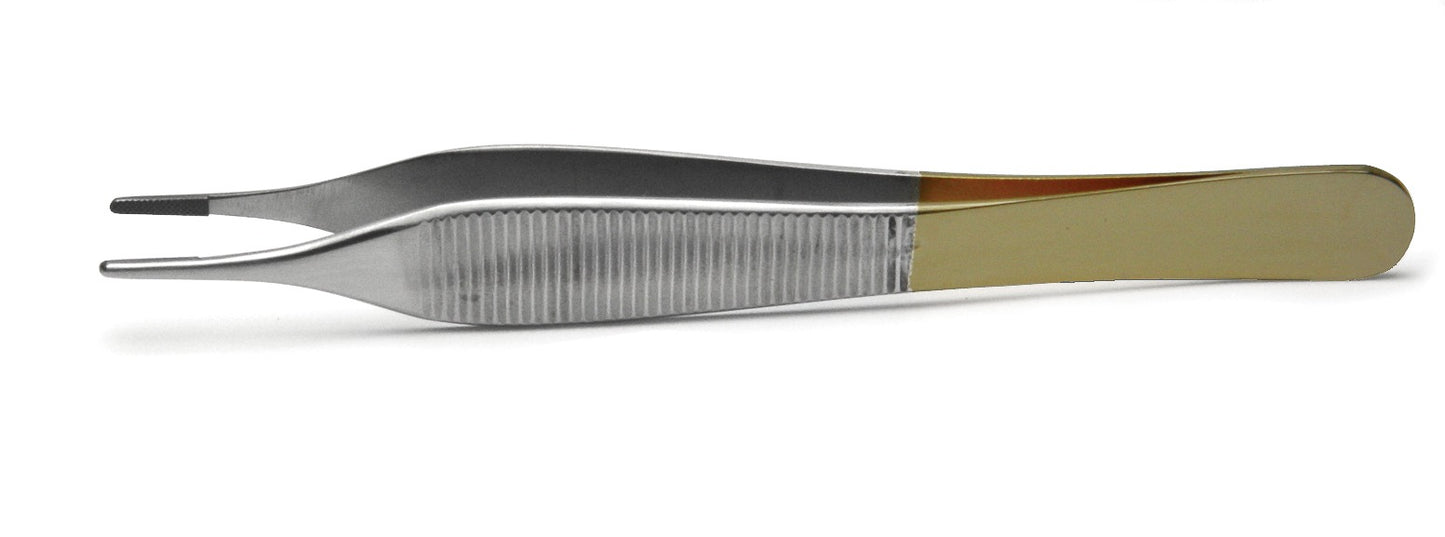 Adson Forceps, 12cm, Straight, Serrated, TC Jaws