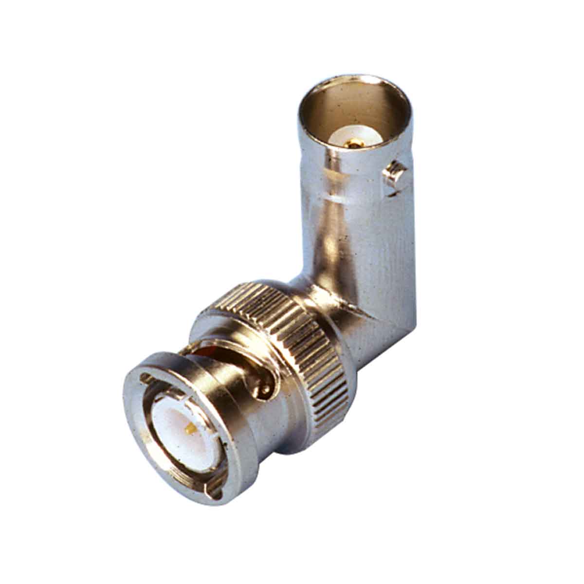 BNC Adapter BNC Male to Female Right Angle Brass 90 Elbow BNC Adapter BNC Male to Female Right Angle Brass 90 Elbow