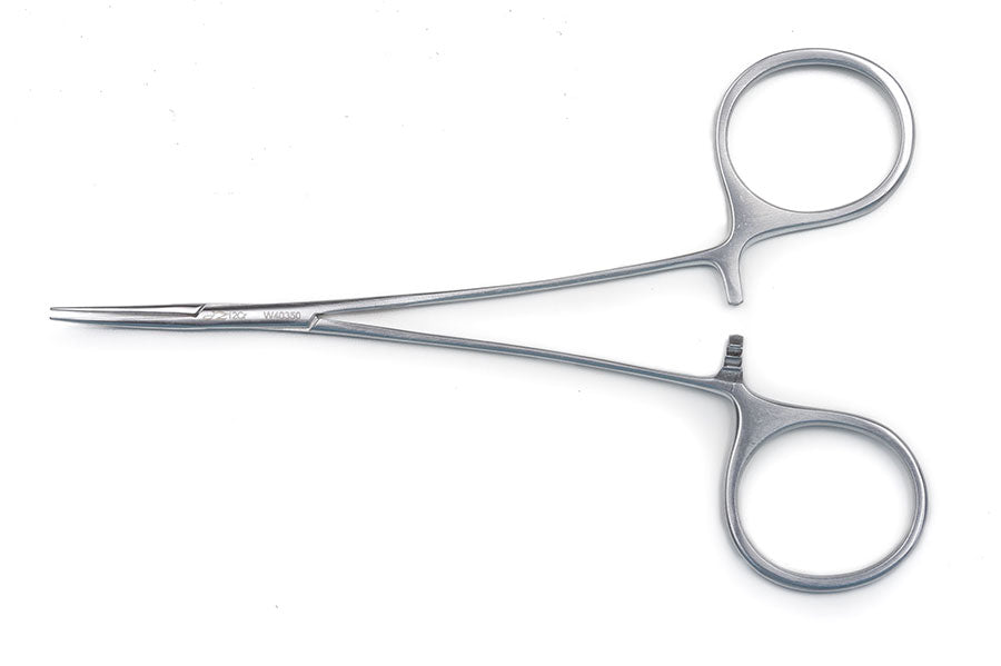 Micro Mosquito Hemostatic Forceps, 12.5 cm, Curved