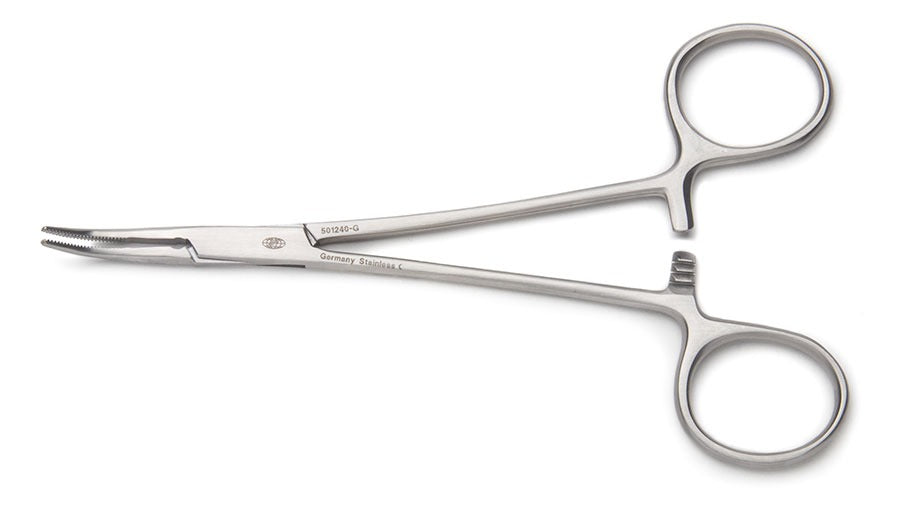 Baby Mixter Hemostatic Forceps, 14cm, Right Angle, German