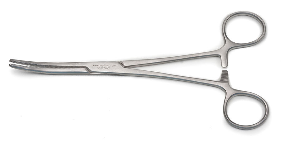 Rochester-Pean Hemostatic Forceps, 19cm, Curved
