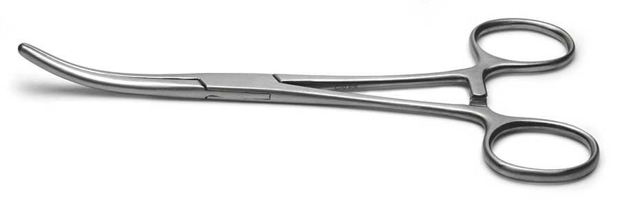 Rochester-Carmalt Hemostatic Forceps, 20cm, Curved