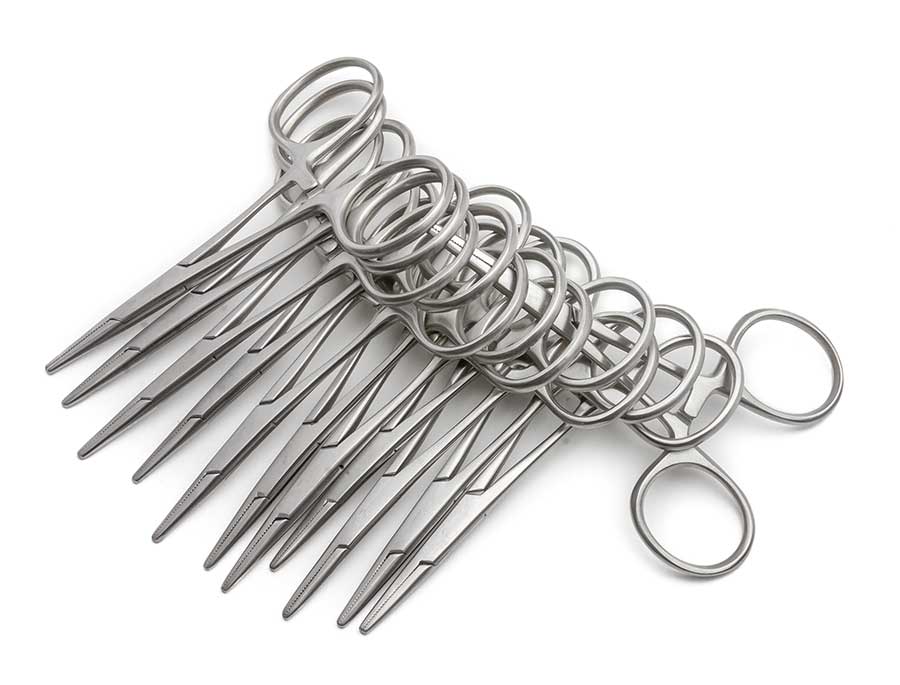 Hartman Mosquito Forceps, 9cm, Straight, 12-pack, Disposable