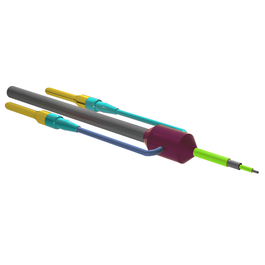 Semi Micro Concentric Bipolar Electrodes with Extension, Rhodes Style Tip-PTM04RC100