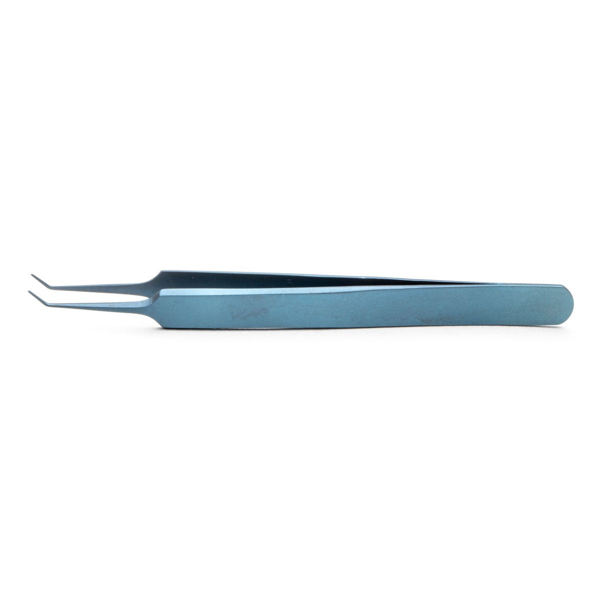 Jewelers #5 Forceps, 11cm, Angled, Titanium