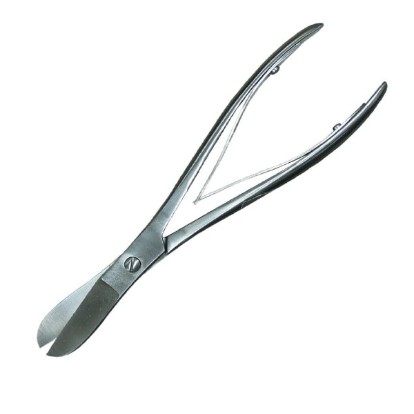 RIB SHEARS PLAIN CURVED SCREW LOCK, 9"