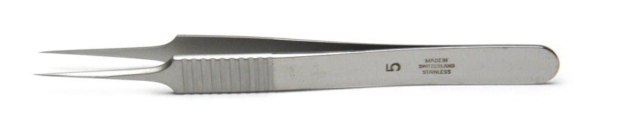 Dumont Tweezers #5, 11cm, 0.05 x 0.01mm Tips, Biology