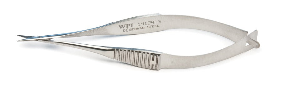McPherson-Vannas Scissors, 8cm, Straight, 5mm Blades, German