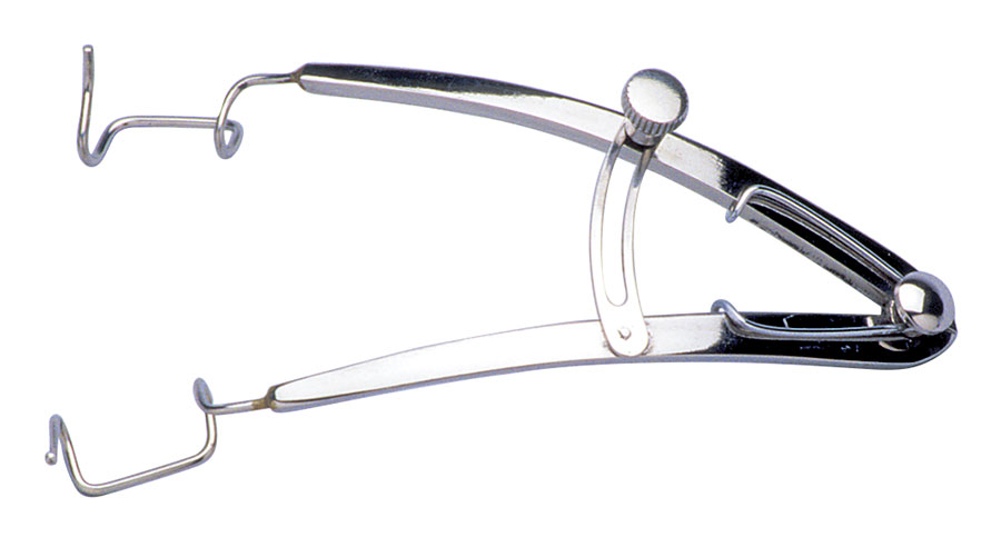 Knapp Eye Speculum, 8.3cm, Retractable, 15 x 6 mm Blades