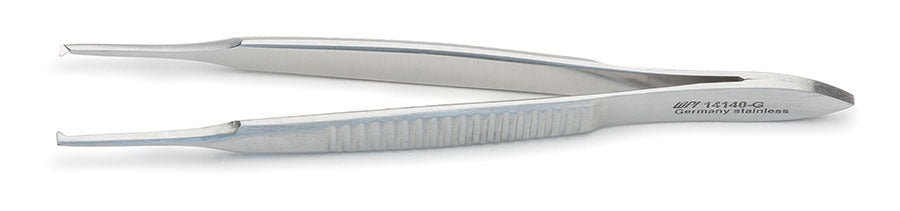 Graefe Forceps, 7cm, Straight, 0.7mm 1x2 Teeth, German