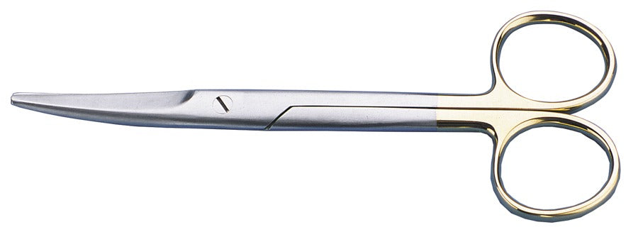 Mayo Scissors, 14 cm, Curved, Tungsten Carbide