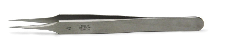 Dumont Tweezers #4, 11cm, 0.13 x 0.08mm Tips