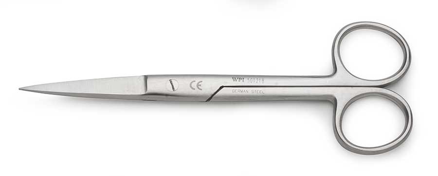 Operating Scissors Sharp Operating Scissors, 14cm, Sharp/Sharp, Straight, German – Coherent Store