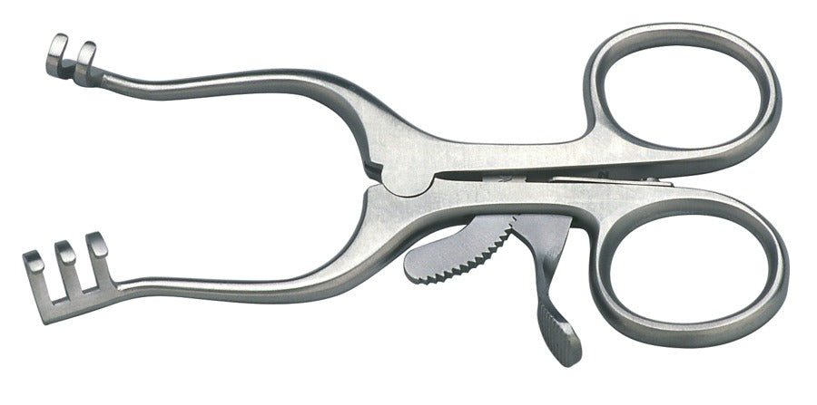 Weitlaner Retractor, Self-Retaining, 10.2cm, 2x3 Blunt Prongs