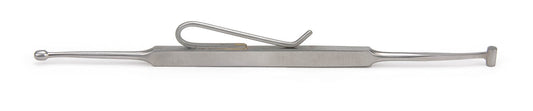 Scleral Depressor, 13cm, with Pocket Clip