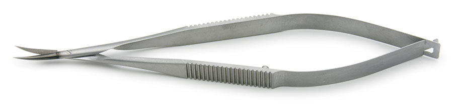 Micro Scissors, 12 cm, Diamond Coated Blades, Curved