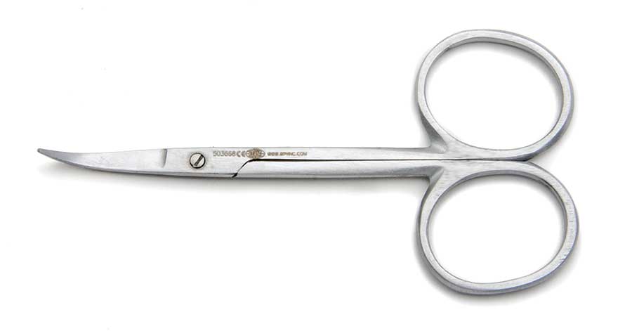 Mini Dissecting Scissors, 8.5cm, Curved, Blunt Tips
