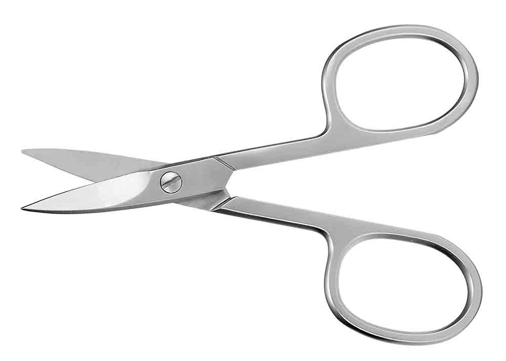 WPI Swiss Scissors, 9 cm, Curved, Heavy Duty