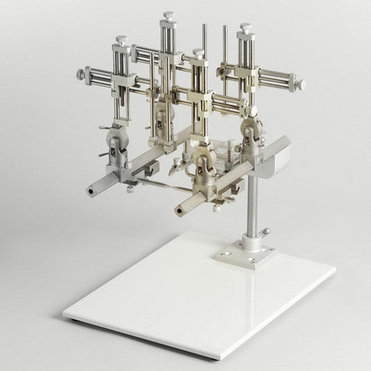 Large Animal Parallel Rail Stereotaxic Instrument, 4 Manipulator Arms