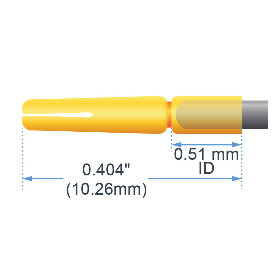 Sockets, 0.031" Gold-plated (pkg of 50)