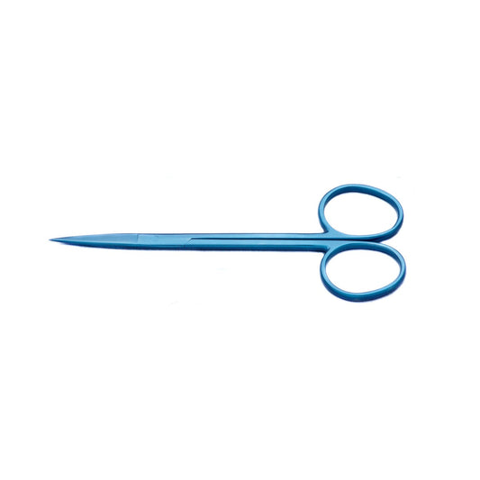 Utility Eye Scissors, 11 cm, Straight, Titanium