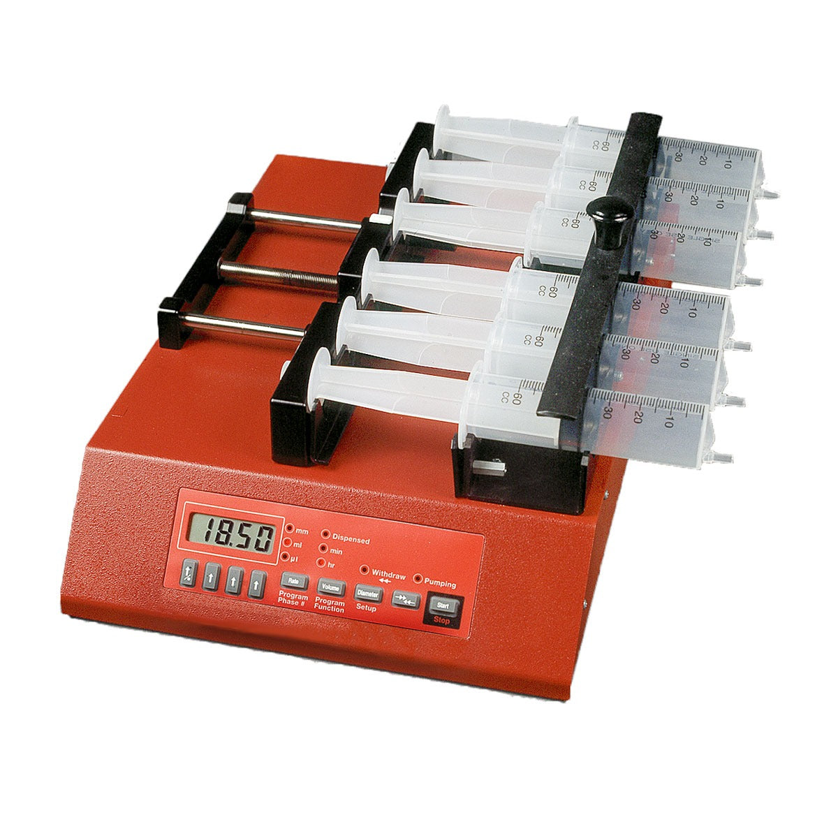 Multi-Barrel Programmable 6 Syringe Pump