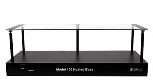 Complete glass stand, heated