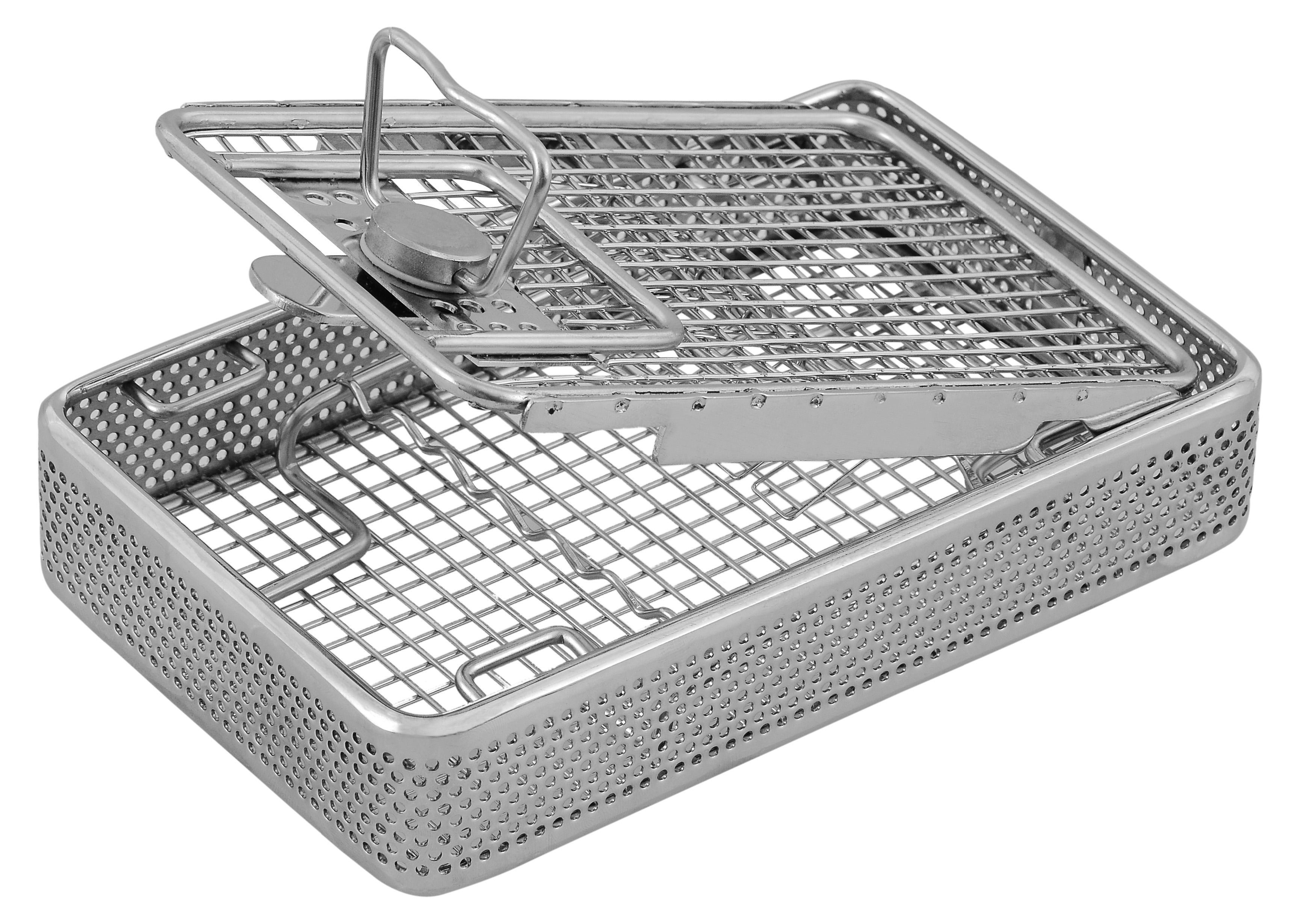 Spring Clip Pacemaker Instrument Sterilization Instrument Cassettes with Spring Holding Lids-WP-4247 ...
