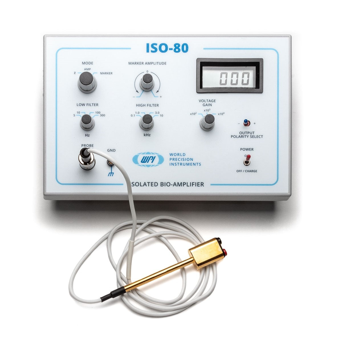 Isolated Differential Amplifier with active probe