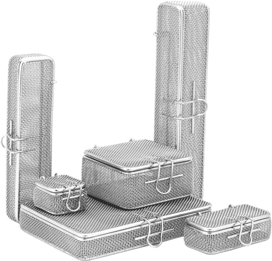 Micro Fine Mesh Baskets with Lids