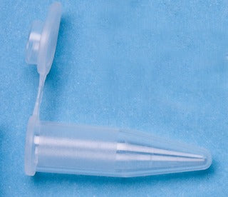 Microcentrifuge tubes, 1.5mL, natural, pkg of 1000