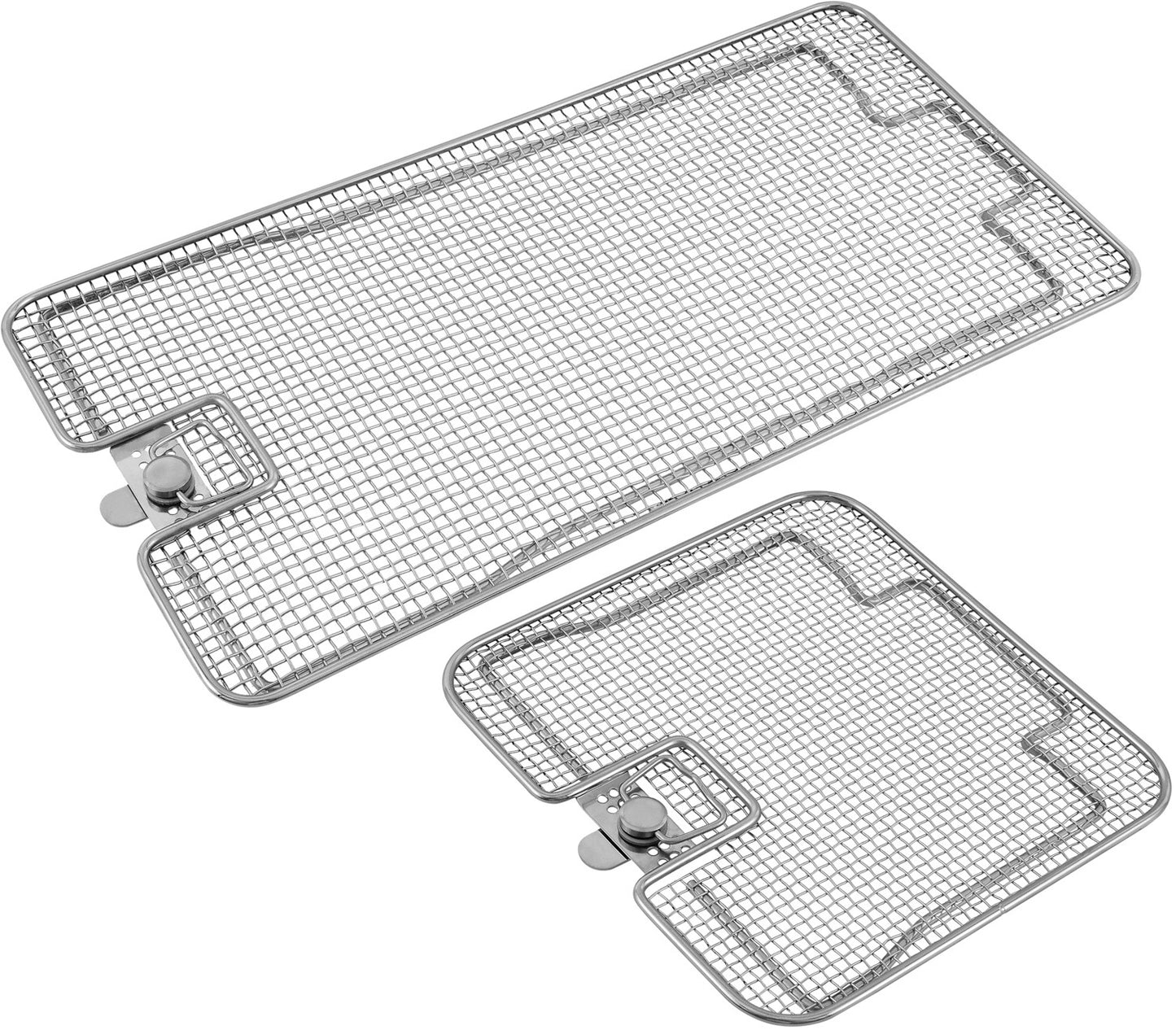 Lids for Perforated Sterilization Baskets with Flat Base, Double Frame-WP-4582