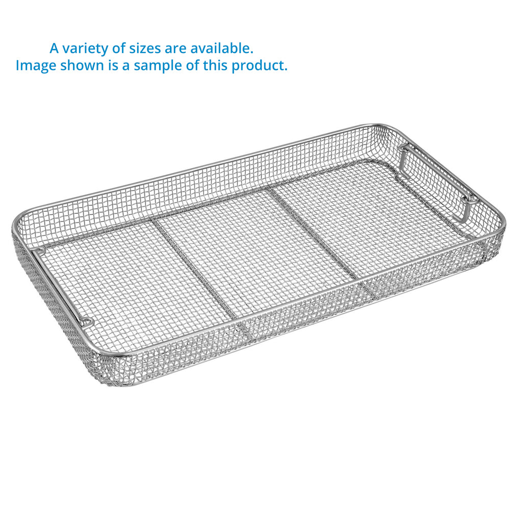 Wire Mesh Sterilization Baskets, Drop Handles-WP-4423