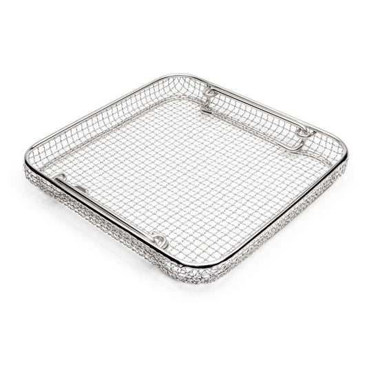 Crimped Wire Mesh Sterilization Baskets, Tilted Handles-WP-4406CW