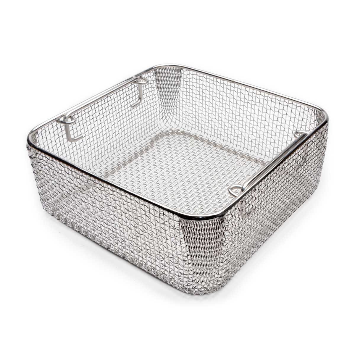 Wire Mesh Sterilization Baskets, Drop Handles