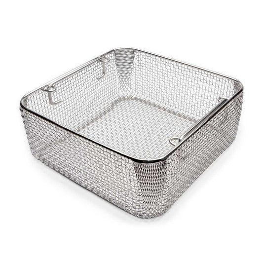 Wire Mesh Sterilization Baskets, Drop Handles