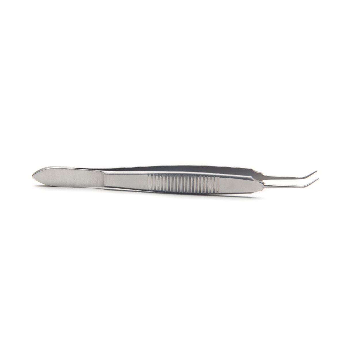 Kelman McPherson Forceps 8.5cm (3.35"), Angled, 7.5mm Smooth Jaw, Stainless Steel
